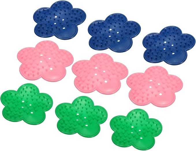 PATIKIL Rose Leaf Thorn Stripper, 9 Pcs Rose Thorn Stripper Remover Leaf Stripping Tool Burrs Removal Tool for Gardening Flower Arrangement, Multicolored