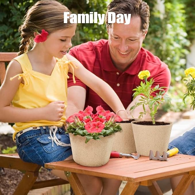 Seed Starter Trays, 126 Packs 4 Inch Round Biodegradable Peat Pots, Seed Starting Pots with Drainage Holes Round Nursery Pot