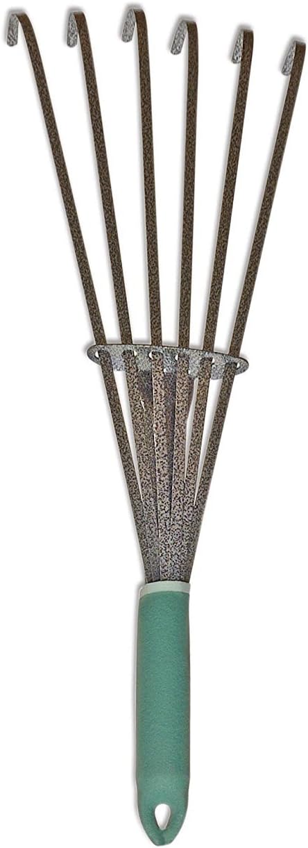 Yard Butler Whisk Rake - Durable & Ergonomic Gardening Hand Tool - Sturdy Rake for Tidying Your Garden