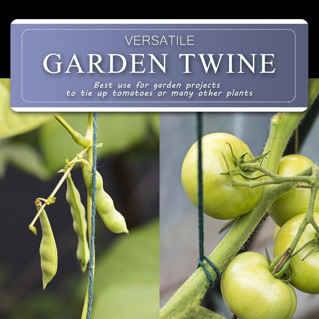 PerkHomy Garden Twine Strong Natural Jute 400 Feet Long Brown Twine for Gardening Tomato Climbing Plant Tie Floristry Crafts Gift Wrapping Packing Decor (Brown 2mm * 400feet)