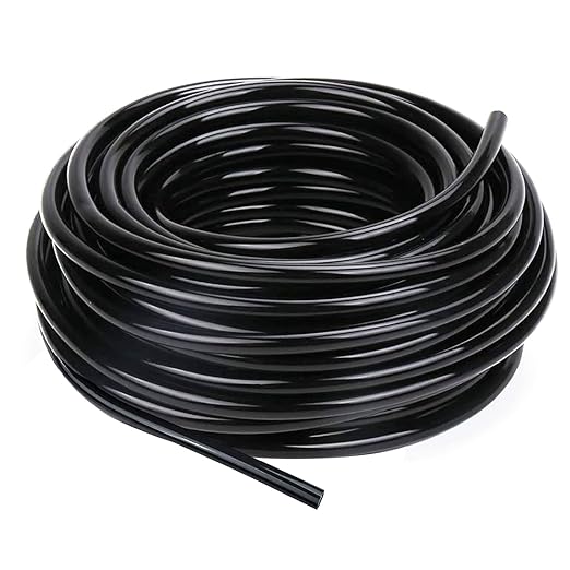 5/16 Inch Dropper Blank Distribution Pipe,100 Foot (30 m) Black Drip Pipe for DIY Garden Irrigation Systems,Drip Pipes and Drip Irrigation System Parts