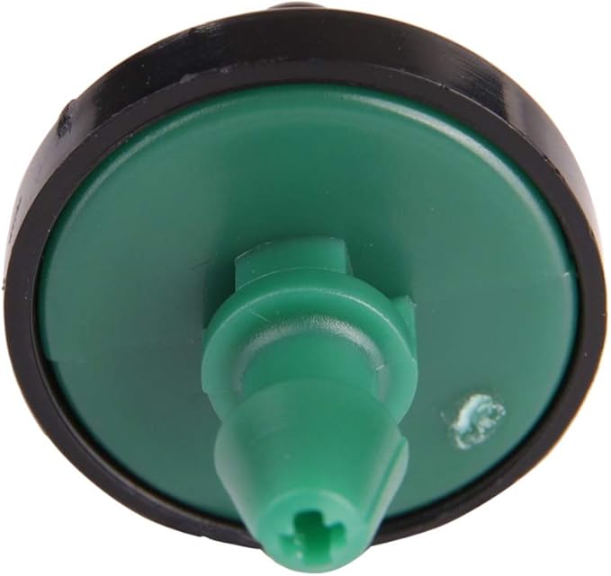 Raindrip PC8010B 2 GPH Pressure Compensating Drippers, Drip Irrigation Emitters for Drip Irrigation Gardening System, Maintains Constant Water Flow, 10-Pack, Green