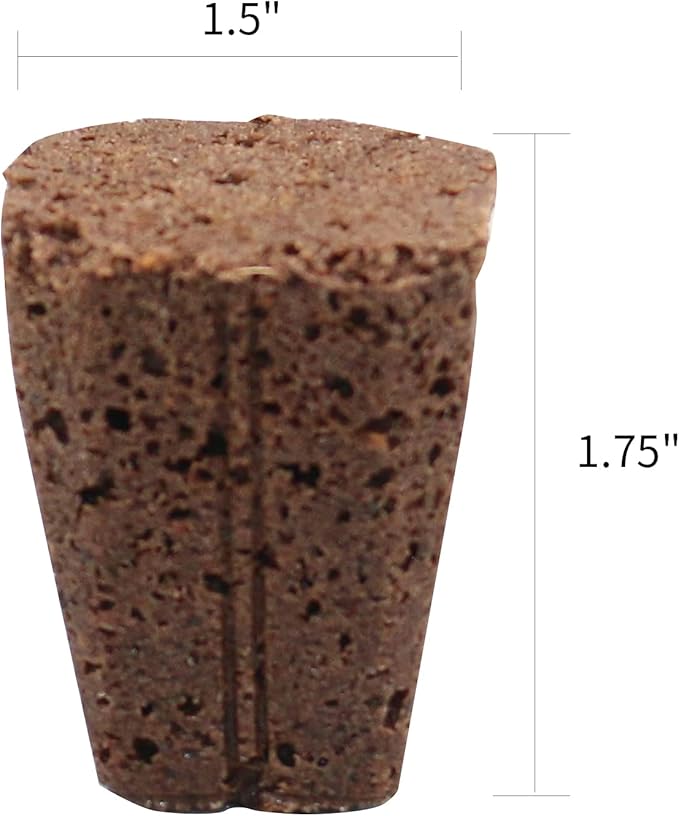 Seed Starter Plugs, Growth Plugs for Seed Starting, Hydroponic and Soil Applications (1 Pack of Approx 50 Counts, 1.5 Inch Square X 1.75 Inch Deep)