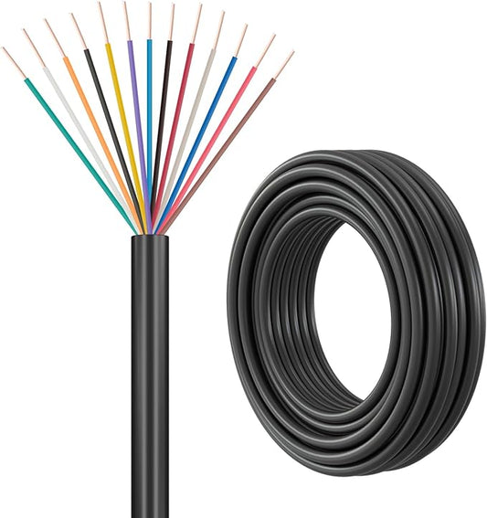 FIRMERST 18/13 Solid Sprinkler Wire for up to 12 Valves System 30 Feet