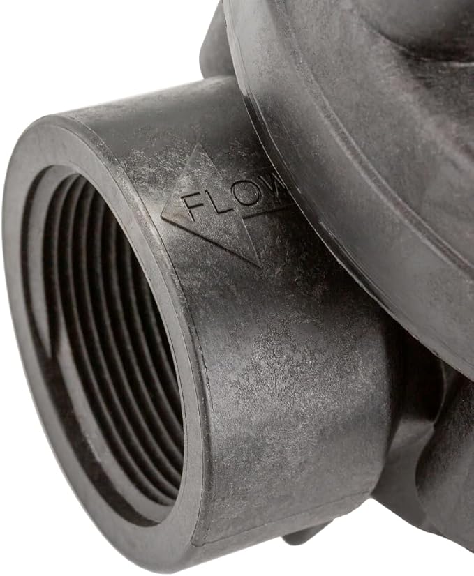 PGV Irrigation Valve, 1½" plastic combination globe/angle valve with flow control, female thread inlet and outlet