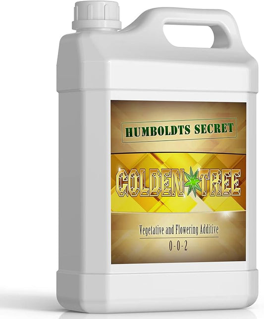 Humboldts Secret Golden Tree: Best Plant Food for Plants & Trees - All-in-One Concentrated Additive - Vegetables, Flowers, Fruits, Lawns, Roses, Tomatoes & More (64 Ounce)