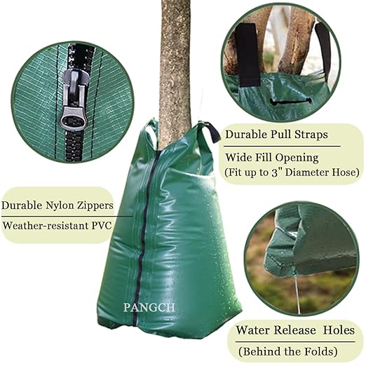 Tree Watering Bag, 20 Gallon Slow Release Tree Watering Bags-Drip Irrigation Bag for Newly Planted or Established Trees (1 Pack)