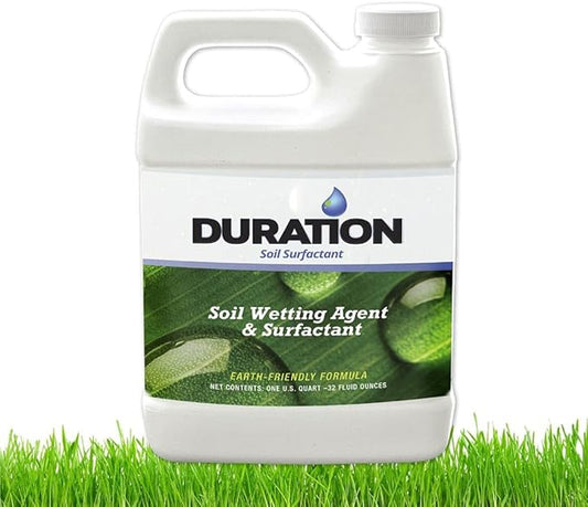 Duration Soil Surfactant Wetting Agent – Liquid Lawn Aeration Loosens Compacted Turf to Enhance Water Absorption and Air Circulation to Plant Roots – Earth Friendly Soil Activator (32 oz)