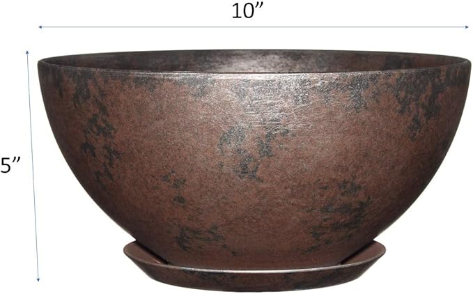 Classic Home and Garden Premiere Collection Planter, Rosie 10", Northern Lights