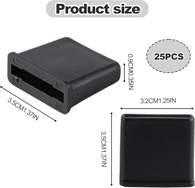 TOYMIS 25pcs Folding Drip Tape Row Ends, Drip Tape End Folding for 5/8inch Dripless Drip Tape Kit Suitable for Drip Irrigation Systems and Landscaping Irrigation