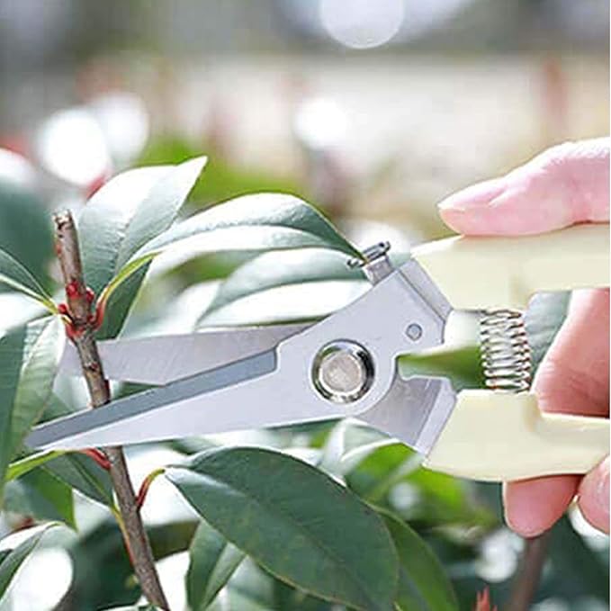 garden scissors, pruning shears for gardening, lightweight plant clippers, for hedge, bonsai, floral, small stem, orchard and vegetable, 1 pack