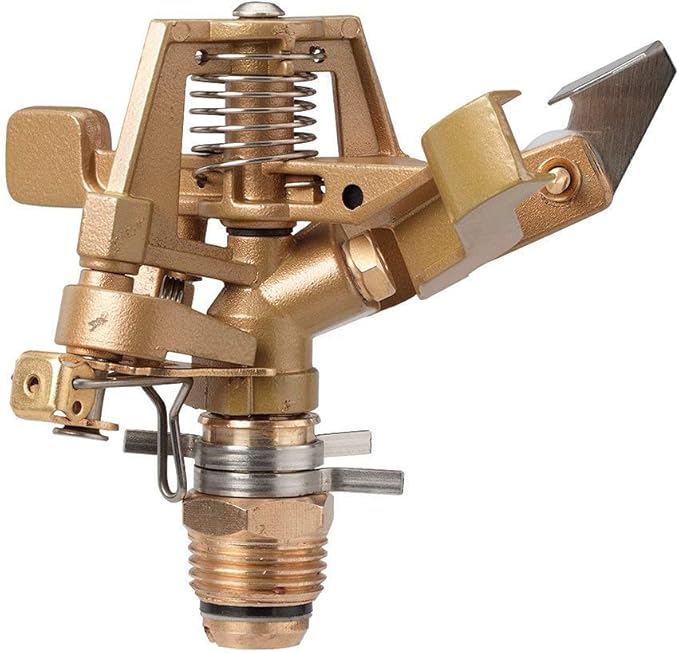 Orbit 1/2 -inch Heavy-Duty Zinc Impact Sprinkler on Adjustable 22 - 48-inch Metal Tripod