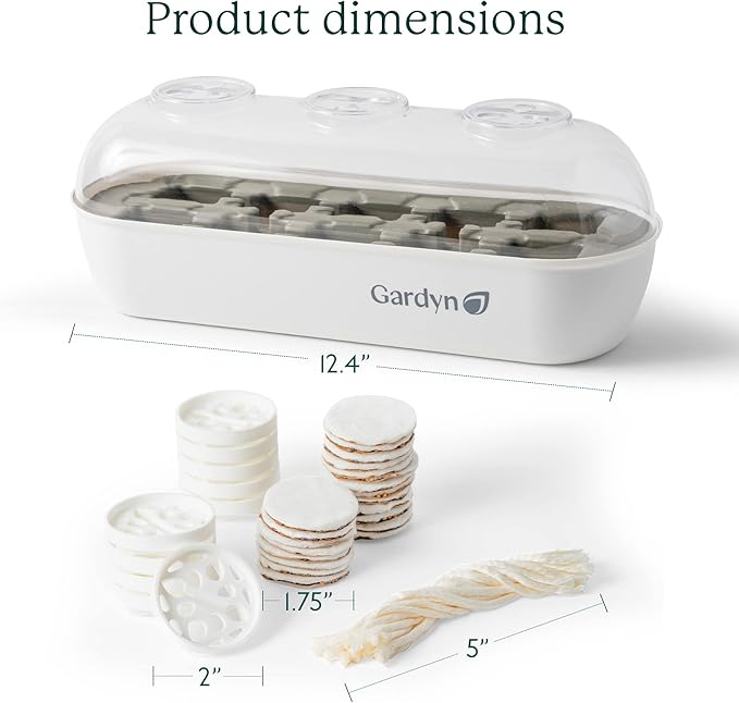 GARDYN Indoor Garden Nursery, Indoor Germination, Hydroponic Growing System - Seed Starter Tray Works with Home Tower Gardens, Vertical Garden Planters & Microgreens Growing Kits