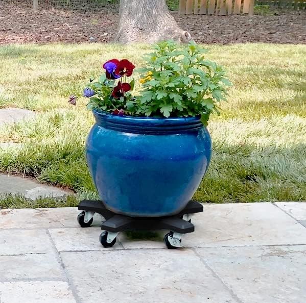 Bosmere S18410LVC Plant Caddie, 16", Charcoal