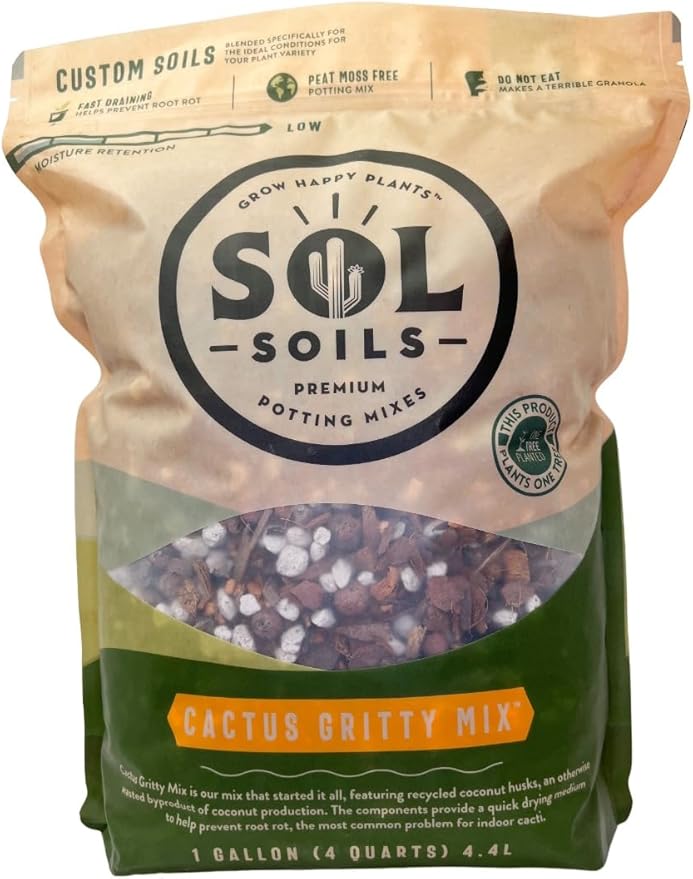 Sol Soils Cactus Gritty Mix (1 Gallon)