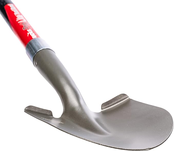 Radius Garden 25811 Pro-Lite Carbon Steel Floral Shovel, Red