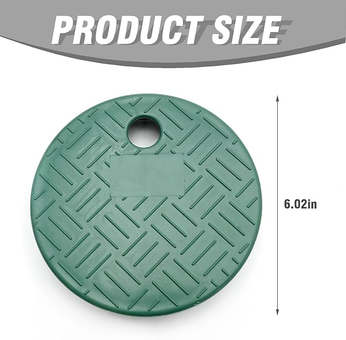 2/4 Pcs ID 5.5" OD 6" Valve Box Cover Lid for Sprinkler Irrigation System (6 inch 2 PCS)