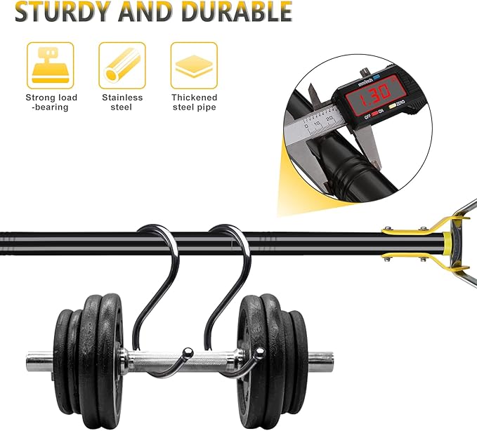 BsBsBest Scuffle Hoe Garden Tool, Stirrup Loop Hoe with 54 Inch Adjustable Long Hand, Great for Weeds in Backyard,Vegetable Garden