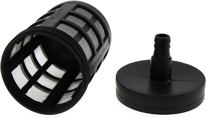 2PCS Stainless Steel Encrypted Filter Household Hose Filter Micro Irrigation Water Pump Net Filters Stainless Steel Encryption Water Clean Screen Net Filter Garden Hose Strainer