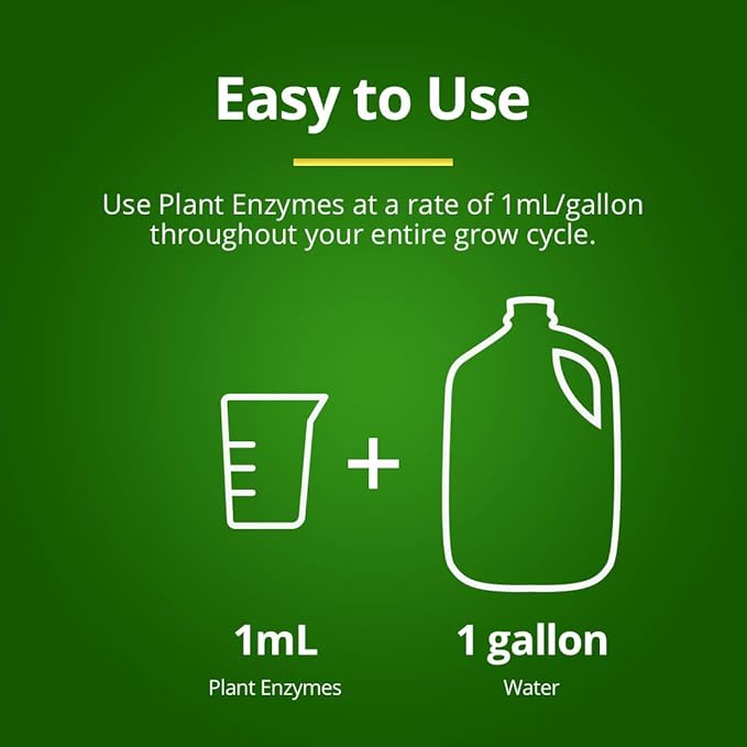Humboldts Secret Plant Enzymes – Best Plant and Root Enzymes – 7000 Active Units of Enzyme per Milliliter – Quality Plant Food and Plant Fertilizer – Highly Concentrated – 1 Gallon
