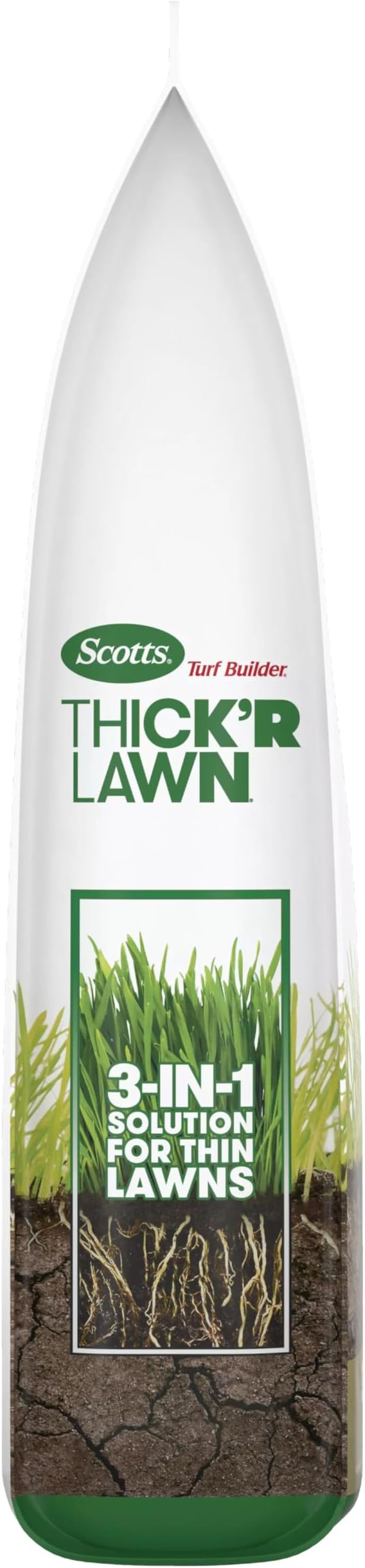 Scotts Turf Builder Thick'R Lawn Southern Gold Blend for Tall Fescue Lawns, Grass Seed, Fertilizer, and Soil Improver, 12 lb.