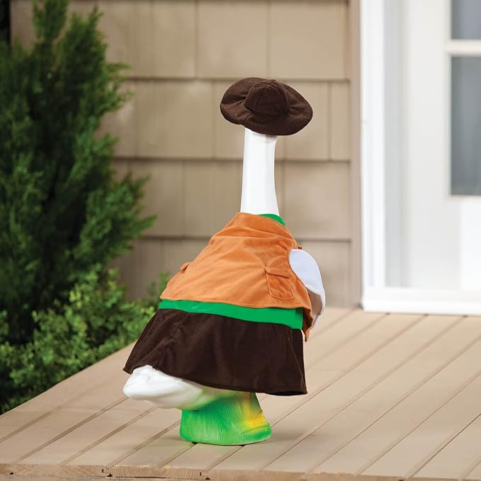 Miles Kimball Fishing Goose Outfit by GagglevilleTM, Fits Large 23" H Statue