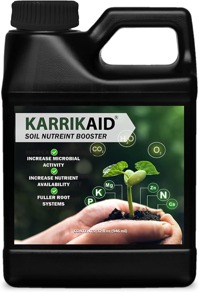 Soil Nutrient Booster Premium Plant Nutrition Formula for Lush Gardens Promotes Growth Blooms and Soil Vitality Root Stimulator for Plants - 32 fl oz