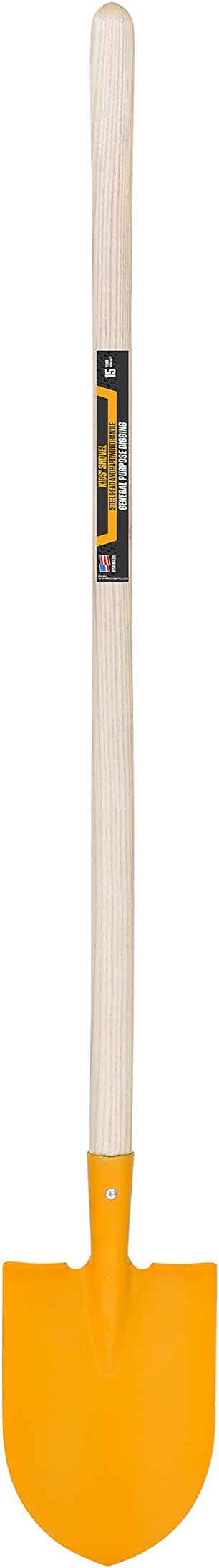 True Temper KSM Kids Round Point Shovel with Hardwood Handle, 36 Inch, Assorted