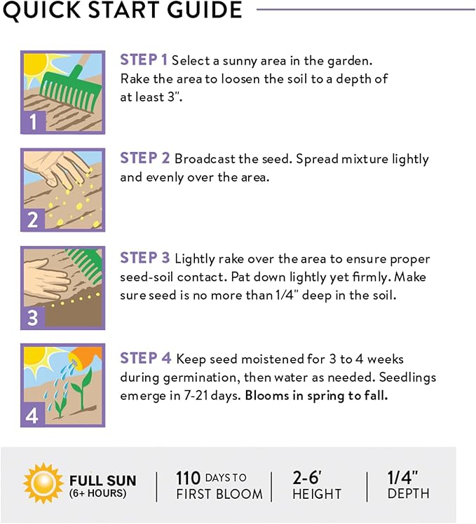 Burpee Wildflower 25,000 Bulk, 1 Bag | 18 Varieties of Non-GMO Flower Seeds Pollinator Garden, Perennial Mix