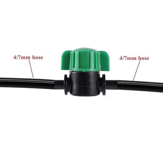 272 Pcs 1/4" Barbed Fittings Kit, 3/4'' to 1/4'' Hose Adapter,Straight Barbs,Tees,Elbows,End Plug,4-Way Coupling for Repair Drip Irrigation Fittings Misting Cooling System (272)