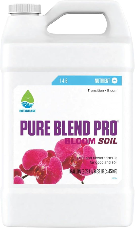 Botanicare Pure Blend Pro Bloom Soil, Nutrient for Fruit and Flowers, 1-4-5, 1 gal.
