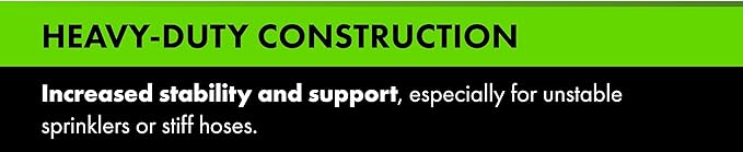 Yard Butler Step Spike Sprinkler Stand - Durable Gardening Supplies for Lawn Care - Sturdy Design & Dual Spikes for Sprinkler Stability - Water Lawn & Garden Evenly