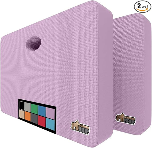 Gorilla Grip Extra Thick Kneeling Pad, Supportive Soft Foam Cushioning for Knee, Water Resistant Construction for Gardening, Bathing Baby, Workout Supplies, Lightweight, Garden Work Gifts