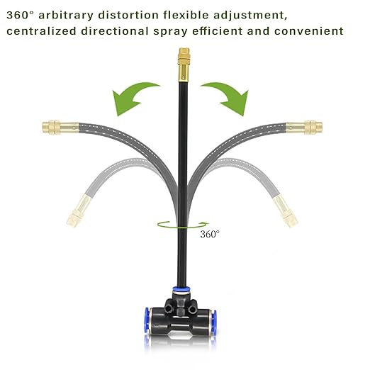 Drip Irrigation Kit, Automatic Irrigation System, 1/2" Irrigation Tubing Garden Irrigation System, Garden Watering System for Garden Yard (65FT)