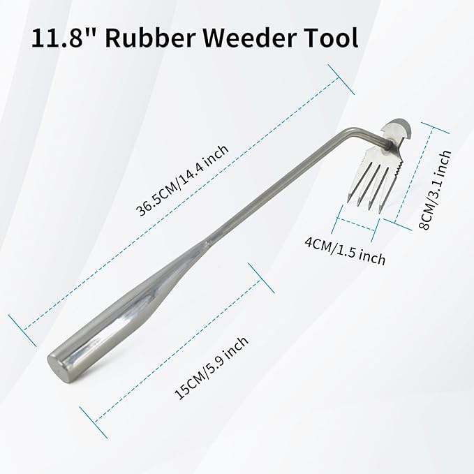 Weed Remover Tool,2024 New Weeding Tools Gardening,- Easy Weed Removal for Gardens & Farms - Durable Stainless Steel - Ergonomic Design - Perfect Gardening Companion