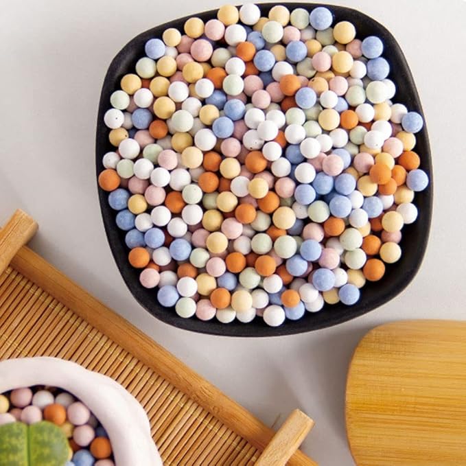 2LBS Garden Soil,Clay Pebbles Gardening Ceramsite Orchid Rocks Drainage Water Purification Ceramsite Decor Cultivation Soil Stone Horticultural Grade for Soil Hydroponics Aquaponics,Diameter 8-10mm