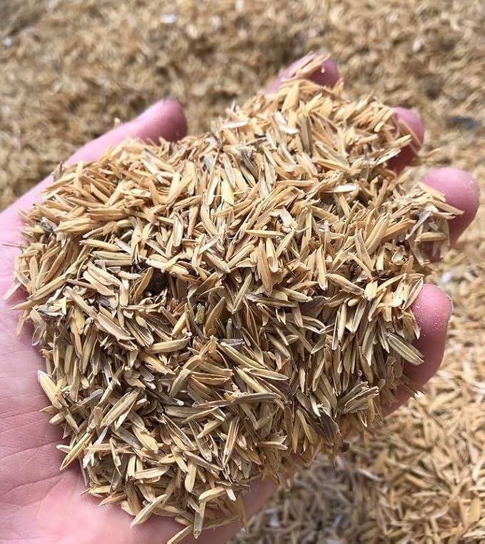 Premium Rice Hulls by Gardenera - Create Healthy and Resilient Plants Through Enhanced Aeration and Drainage - 20 QUARTS