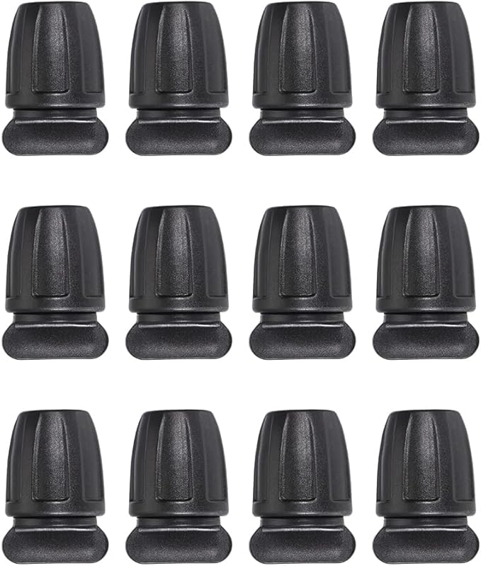 ZYAMY 12PCS Drip Irrigation End Cap 8mm/11mm Pipe Straight Connector Automatic Waterer for Garden Agricultural Production Agricultural Production Irrigation Sprinkler System Black