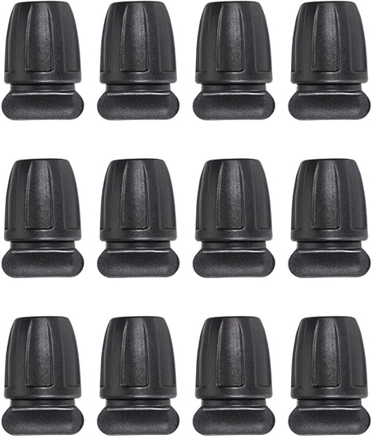 ZYAMY 12PCS Drip Irrigation End Cap 8mm/11mm Pipe Straight Connector Automatic Waterer for Garden Agricultural Production Agricultural Production Irrigation Sprinkler System Black