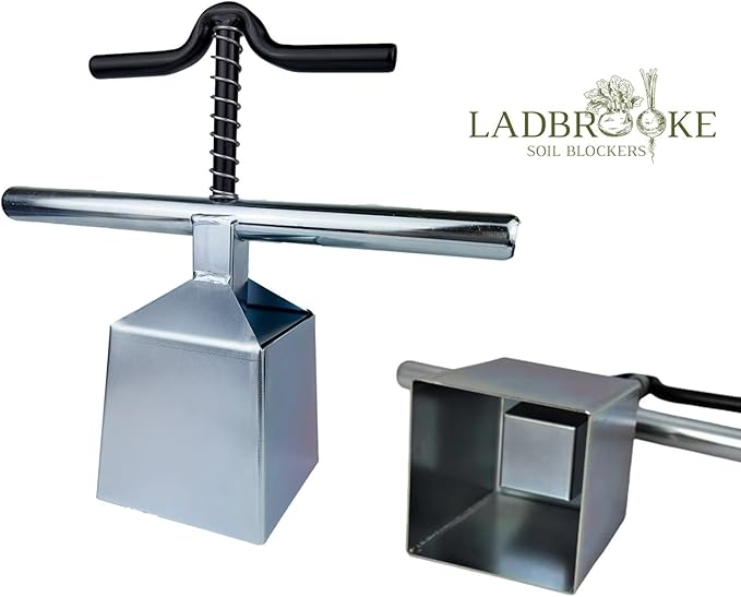 Ladbrooke Genuine Soil Block Maker - Maxi 4" Hand Held, Made in England