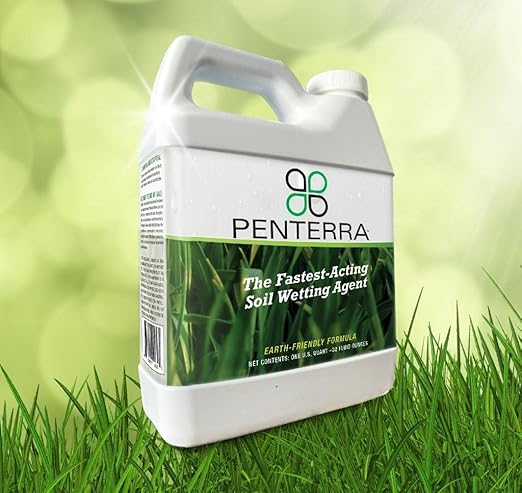 Penterra Soil Penetrant and Wetting Agent – Promotes Water Movement and Root Absorption to Deter Erosion and Improve Nutrient Uptake for Hardier Landscaping and Water Conservation