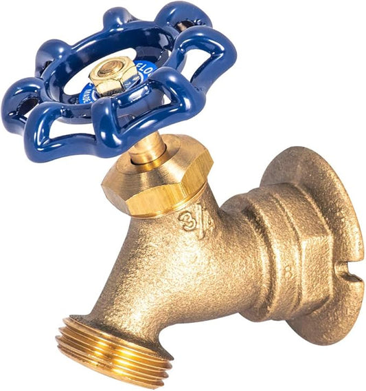 Eastman Brass Irrigation Sillcock Valve, 3/4 Inch FIP x 3/4 Inch MHT Connection, Brass Plumbing Fitting, 20223