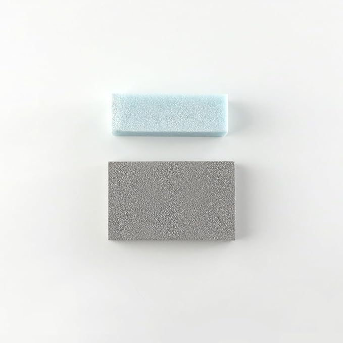 Wazakura 2PCS Cleaning Tool Sap and Rust Eraser Set for Blades, Garden Scissors, Bonsai Tools, Made in Japan Medium and Soft Grade Stain Remover Kit - 2PCS Medium and Soft Grade Sap Rust Eraser Set