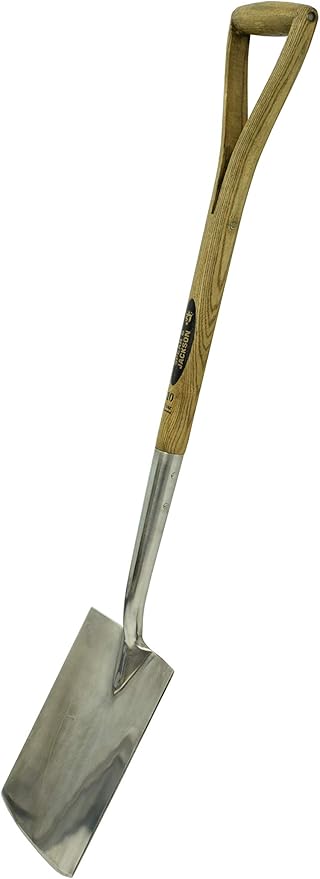 Spear & Jackson 4450DS Traditional Stainless Steel Digging Spade, 1-Pack, Multicolored