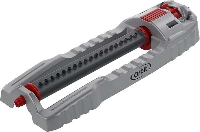 Orbit 56281 Oscillating Water Sprinkler for Lawn and Garden with Metal Base and Custom Pattern Dial (Waters up to 4,000 Square Feet)