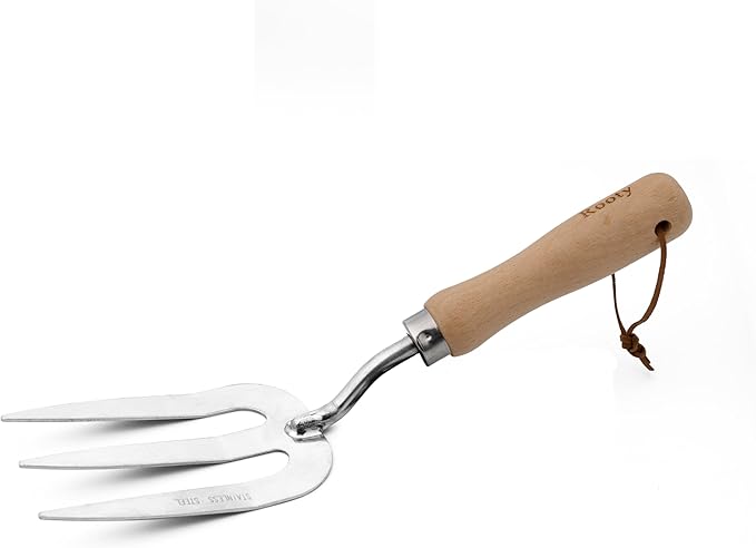 Rooty Garden Tool Set of 7 Pieces Stainless Steel Heavy Duty Gardening Kit Easy for Garden Cultivating Soil Lossening Transplanting Digging for Garnden Lover