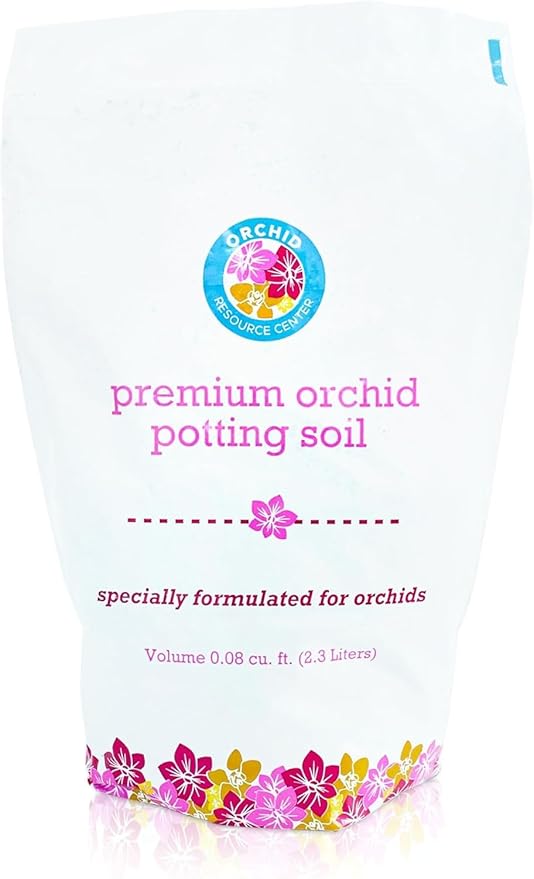 Orchid Soil Mix - Premium Potting Blend - Fast Draining, Non-Toxic, Nutrient-Rich, Sustainable - Ideal for Repotting Indoor Orchids - USA-Made - 1 Bag