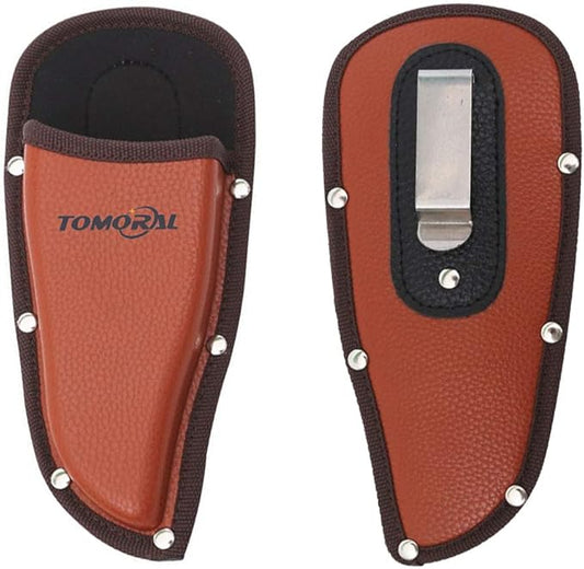 TOMORAL Pruner Holster Pruning Shears Hanging Pouch PU Leather Pliers Pruner Holder for Hand Pruner, Garden Shears,Clippers