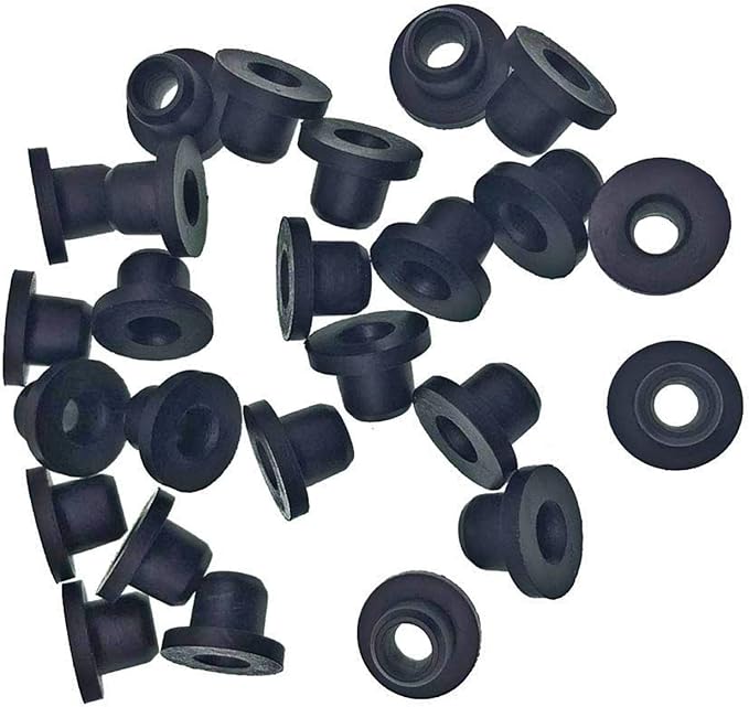 1/4 Grommets 1/4 inch Top Hat for 3/16 1/4 5/16 Airline Tubing Through Walls for Hydro Bucket System of any kind (250/ Pack)