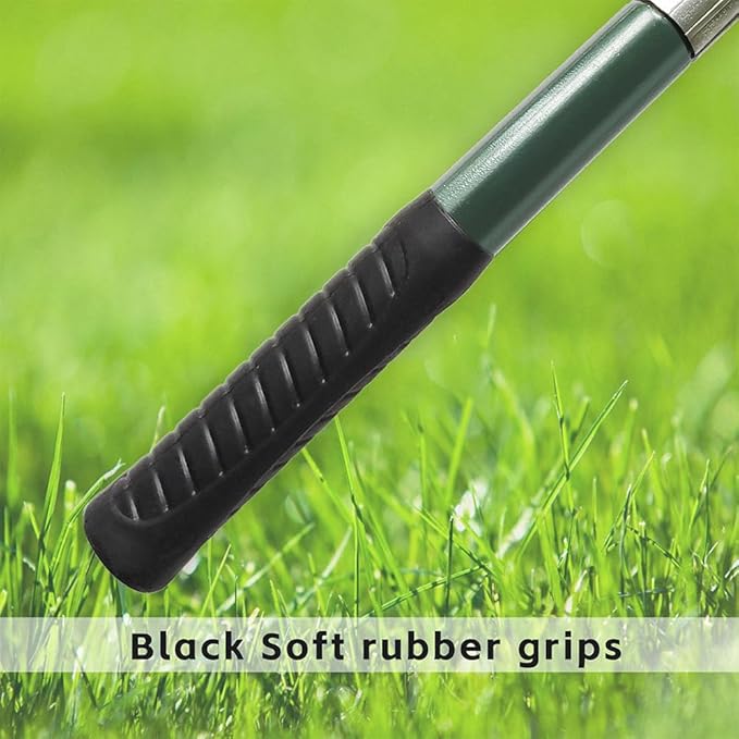 Hand Sickle Garden Tool,Steel Blade Grass Sickle,Multipurpose Scythe Tool Weeding Tools Gardening Very Sharp Edge Quick for Yard Work (Black)